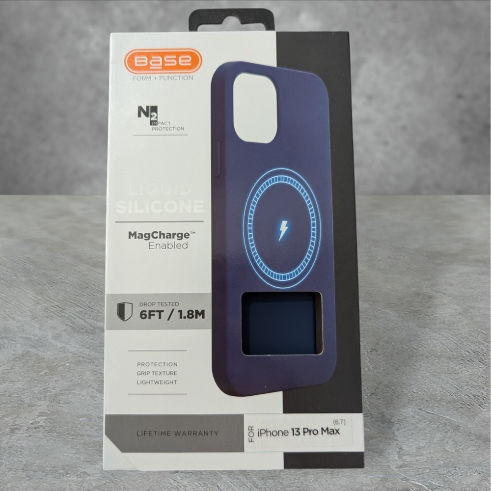 Y6. Base Liquid Silicone Case Apple iPhone 13 Pro Max In Blue